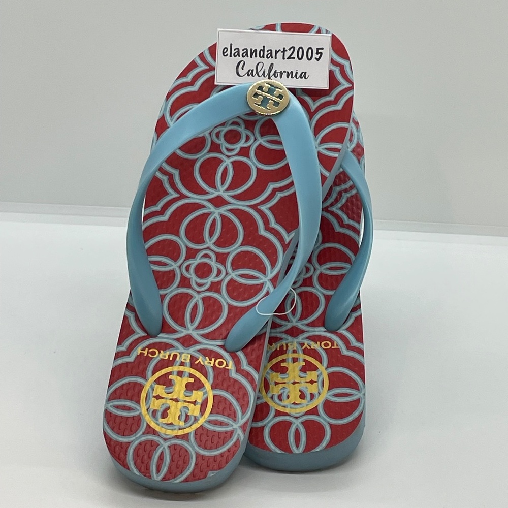 Tory Burch New in box! Flip flop Pompidou. Size 6.